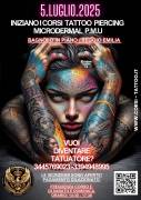 5.LUGLIO.2025 INIZIANO CORSI TATTOO PIERCING MICRODERMAL PM.U 
