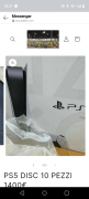 PS5 DISC 10 PEZZI 1400€