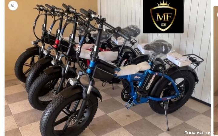 FAT BIKE MOTORE 500 WATT BATTERIA LG A LITIO 48V 16ah 699Wh