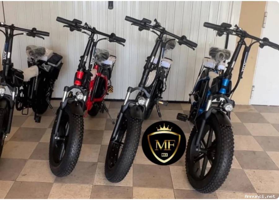 FAT BIKE MOTORE 500 WATT BATTERIA LG A LITIO 48V 16ah 699Wh