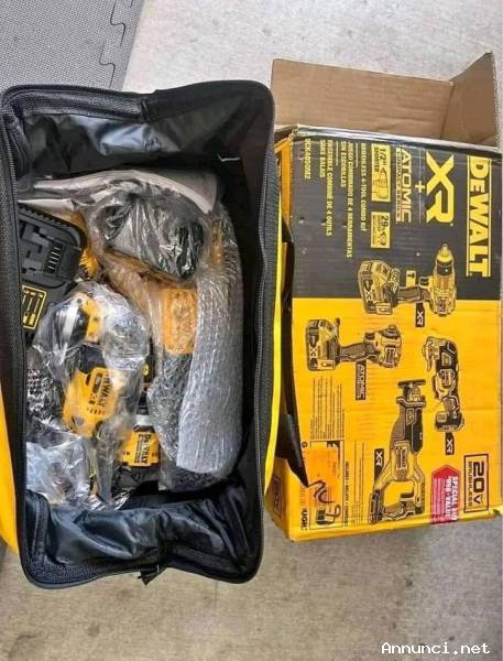 Kit combinazione di utensili elettrici Dewalt 20V MAX 8 Disponibili in vendita al dettaglio e pallet