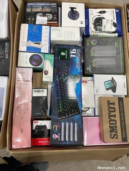 Scatole Amazon elettroniche 100€ la scatola 150 pezzi