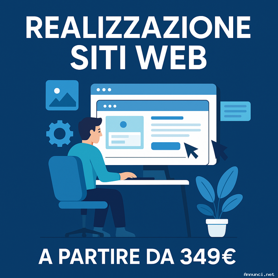 Realizzazione Siti Web Professionali – A Partire da 349€
