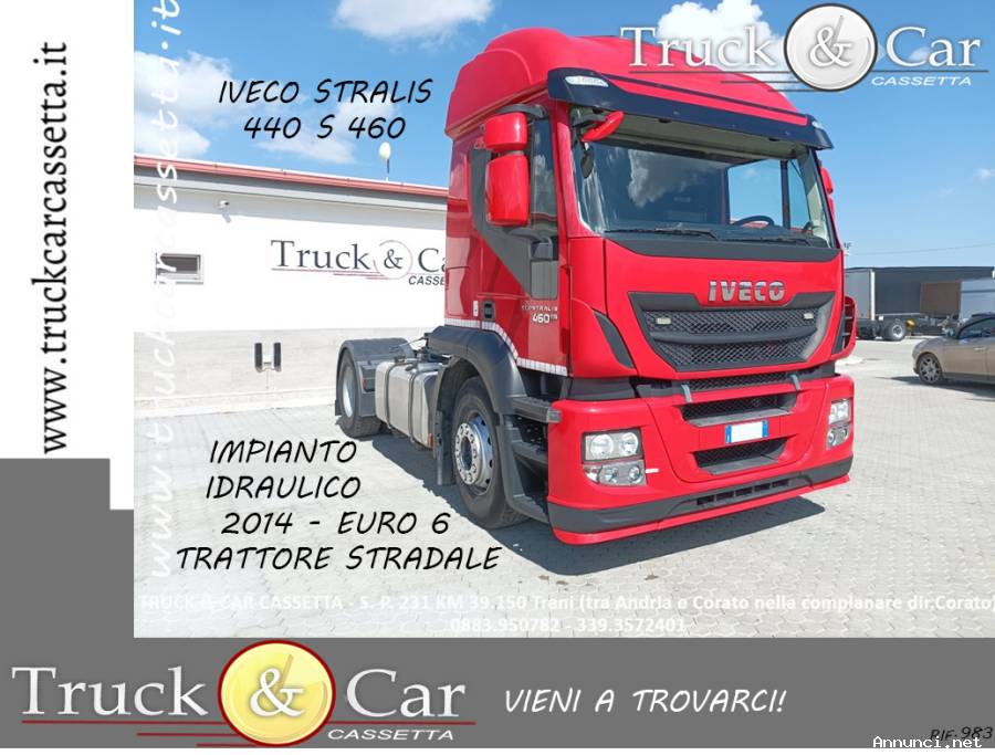 RIF.983 IVECO ECOSTRALIS HI-WAY 440 S 460 – 2014 – TRATTORE STRADALE – EURO 6