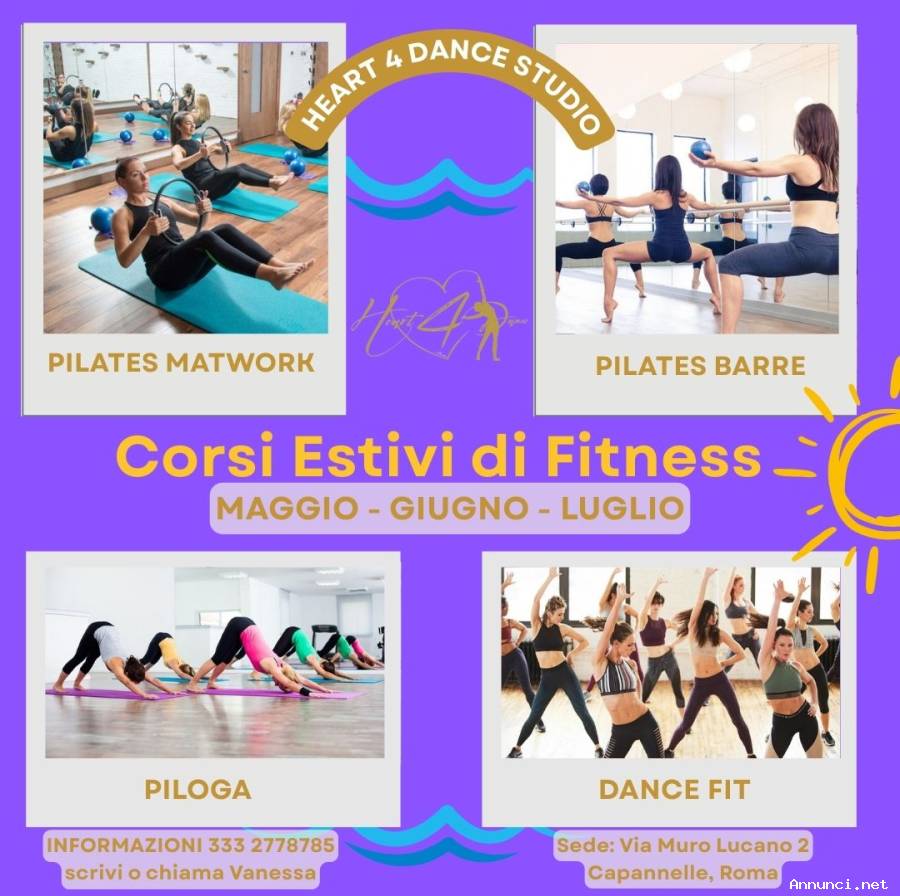 CORSI ESTIVI DI FITNESS