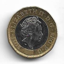 Vendo moneta one pound 2016