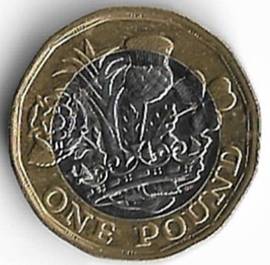 Vendo moneta one pound 2016