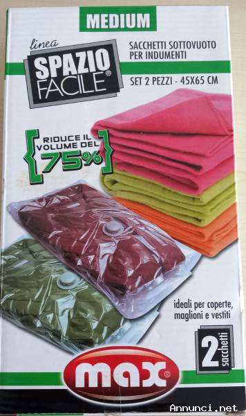 SACCHETTI PER SOTTOVUOTO MISURA 45X65