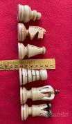 scacchiera in legno tatta a mano vintage anni '60