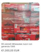 90 UTENSILI  MILWAUKEE NUOVI CON GARANZIA
