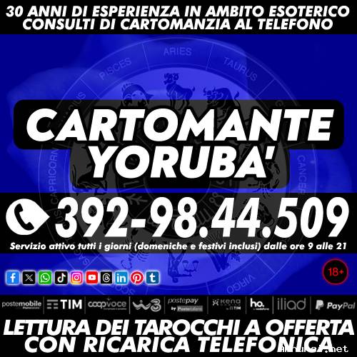 Ti dirò con discrezione e con serenità quello che realmente mi dicono le carte