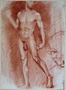 Modello uomo per ritratto/disegno di nudo artistico ed esplicito