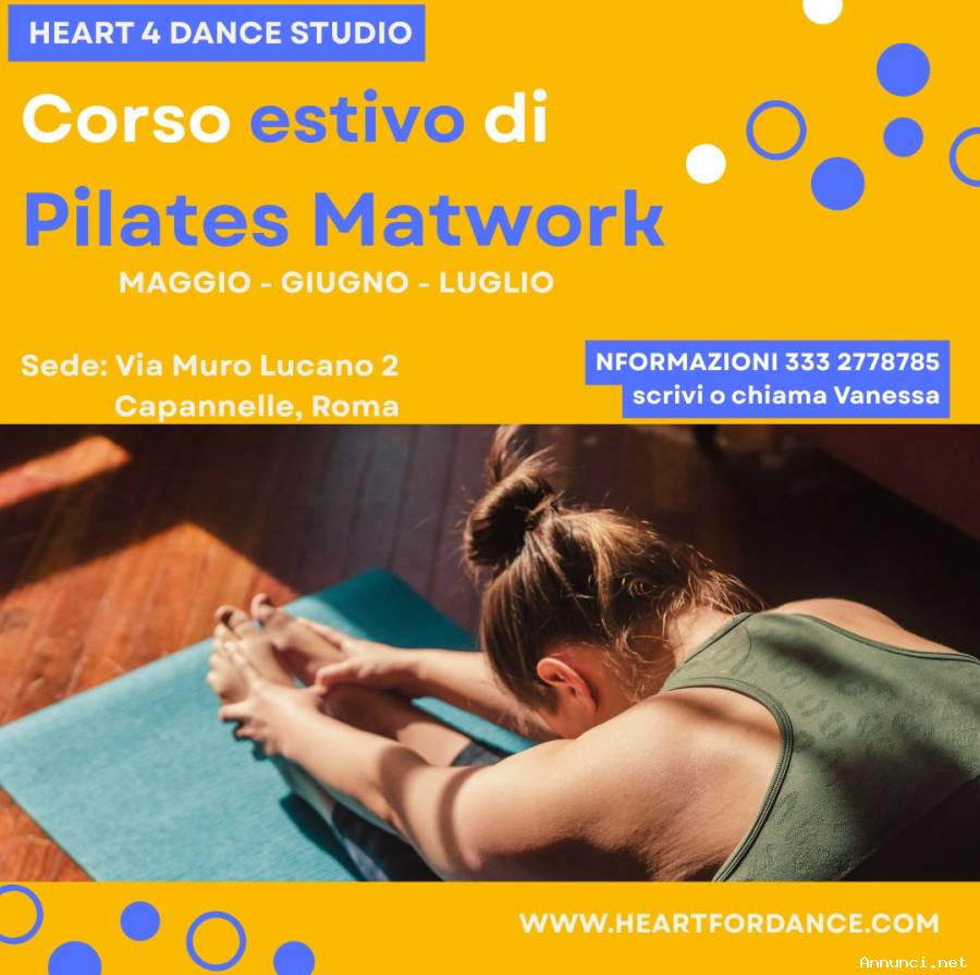 CORSI ESTIVI DI PILATES MATWORK