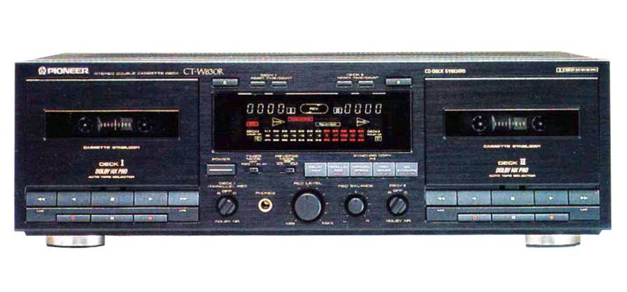 Doppia piastra registrazione cassette Pioneer CTW830R