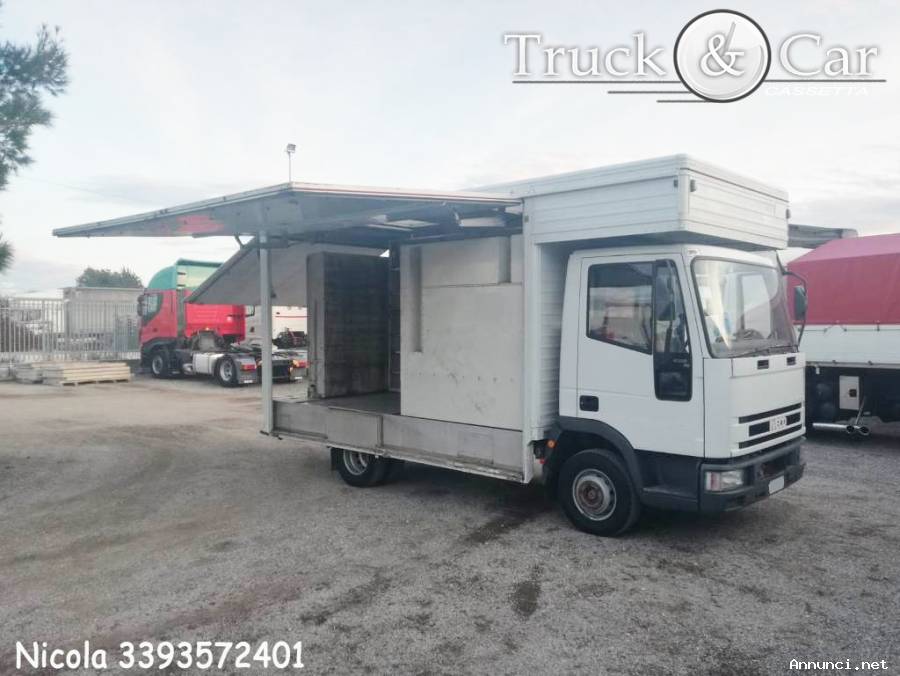 RIF.404 IVECO EUROCARGO 65 E 14 – FURGONE AUTONEGOZIO CON APERTURA IDRAULICA LATERALE – 1998