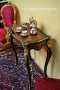 Tavolino da centro stile Napoleone III Boulle