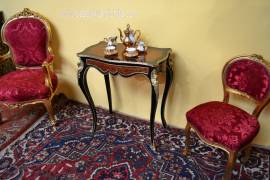 Tavolino da centro stile Napoleone III Boulle