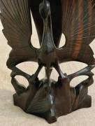 Scultura Balinese in legno pregiato del 1978 tutta  fatta a mano 