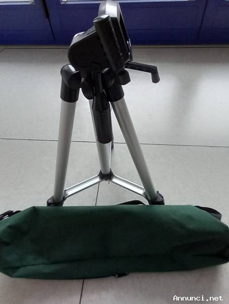 CAVALLETTO TREPPIEDE SL-2111 SUPPORTO FOTOCAMERE VIDEOCAMERE 125 CM