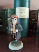 Robert Harrop Designs vintage , n° 4 figurine serie cani sembianze umane ,Country Companions Shropsh