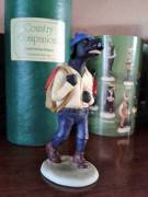 Robert Harrop Designs vintage , n° 4 figurine serie cani sembianze umane ,Country Companions Shropsh