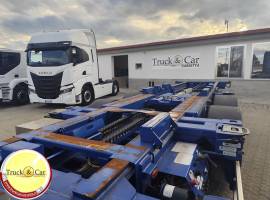 RIF.1221 SEMIRIMORCHIO TECNOKAR – 2019 – PORTACONTAINERS 20-30-40-45 PIEDI – TELAIO ALLUNGABILE