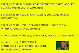 aiutante per 1 giorno alla settimana