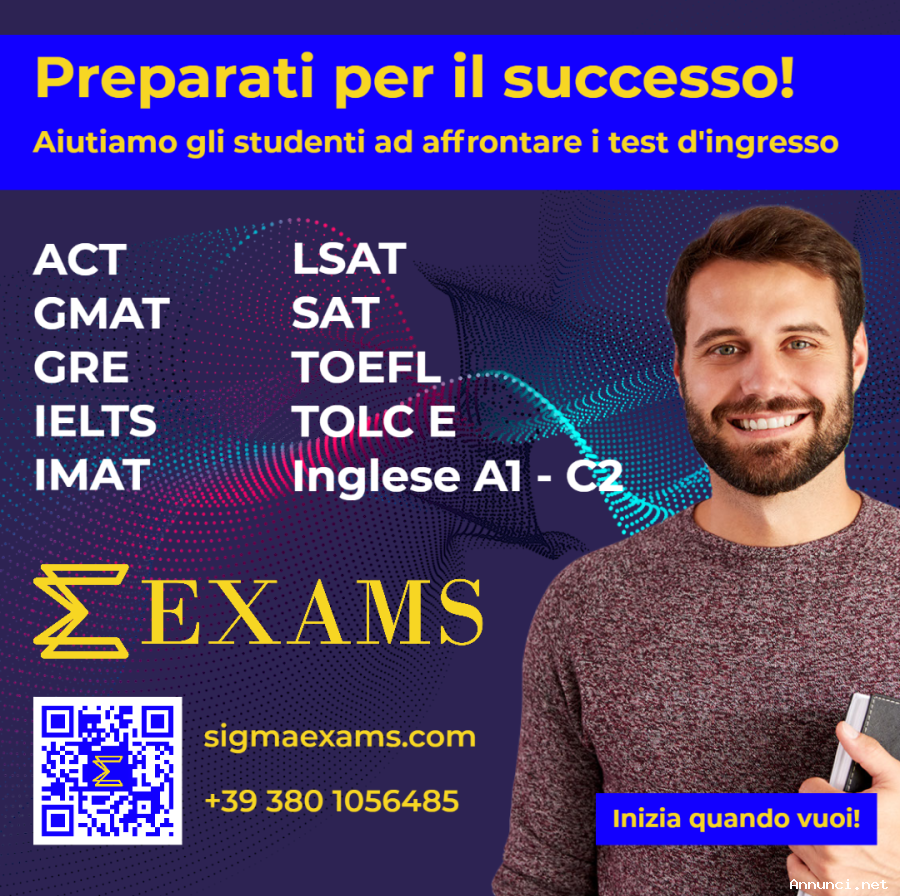 Inglese e test d'ingresso con madrelingua