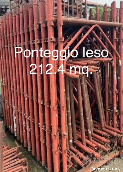 Ponteggio leso 212.4mq.
