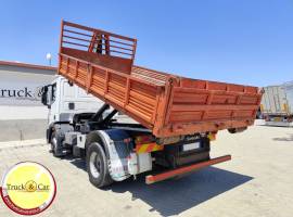 RIF.1232 IVECO EUROCARGO 140 E 22 – 2008 – GANCIO SCARRABILE BOB DA 12 TON – CASSONE CON SPONDE APRI