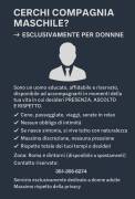 CERCHI COMPAGNIA MASCHILE?