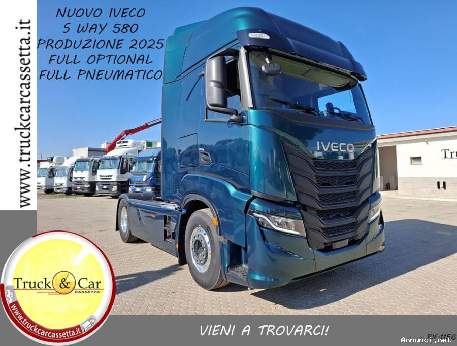 NUOVO IVECO S WAY 580 – PRODUZIONE 2025 – TRATTORE STRADALE – FULL OPTIONAL – FULL PNEUMATICO
