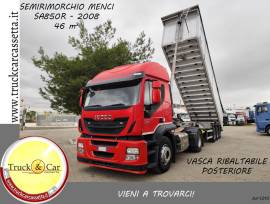 RIF.1210 SEMIRIMORCHIO MENCI – 2008 – VASCA RIBALTABILE POSTERIORE IN ALLUMINIO – 46 m3