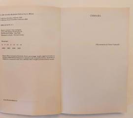 Chimaira di Valerio Massimo Manfredi 1°Ed.Oscar Mondadori, febbraio 2002
