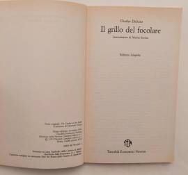 Il Grillo del focolare. Ed.integrale di Charles Dickens 1°Ed.Newton Compton, 1993 nuovo