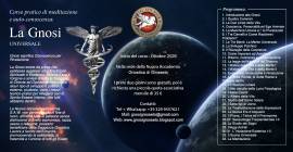 CORSO DI MEDITAZIONE: “LA GNOSI UNIVERSALE”. Ogni sabato ore 17 da ottobre 2026 