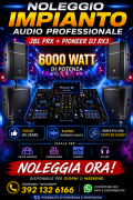 Noleggio console DJ Pioneer RX3 piu casse Jbl Prx