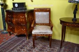 Coppia di capotavola-poltrone stile olandese