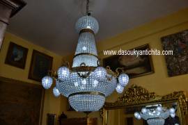 Lampadario stile Impero cm.170 a 20 luci 