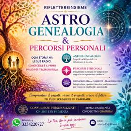 ASTROGENEALOGIA & PERCORSI PERSONALI - RIFLETTEREINSIEME