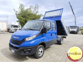 RIF.1253 IVECO DAILY 35 C 14 – 2020 – MOTORE NUOVO – DOPPIA CABINA – CASSONE RIBALTABILE POSTERIORE 