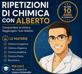   RIPETIZIONI DI CHIMICA - ESPERIENZA PLURIENNALE 