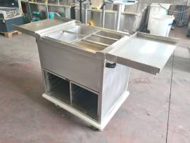 CARRELLO BAGNOMARIA INOX CON GN USATO 