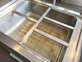 CARRELLO BAGNOMARIA INOX CON GN USATO 