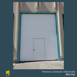 Portone sezionale industriale Hörmann SPU F42 2,300 m x 3,500 m