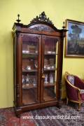 Libreria a due sportelli del XX secolo stile Umbertino