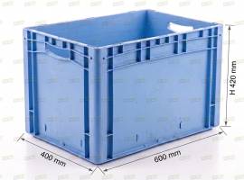 Cassette Industriali Usate in Plastica 600x400 H420 (79 Litri) BITO XL6442