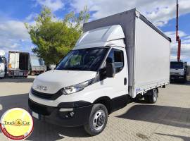 RIF.1273 IVECO DAILY 35 C 14 – 2018 – CASSONE CENTINATO ALZA/ABBASSA – COPRI/SCOPRI – EURO 6