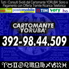 Consulto completo su appuntamento e al telefono. Il Cartomante YORUBA'