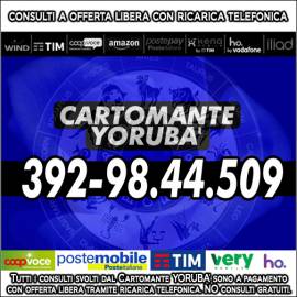 Consulto completo su appuntamento e al telefono. Il Cartomante YORUBA'